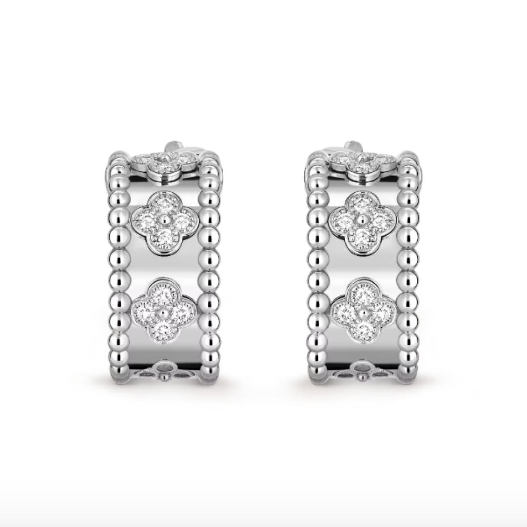 Abby Ohrringe - Diamant / Silber