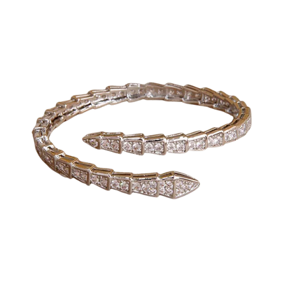 Silberne Schlange Deluxe | Armband
