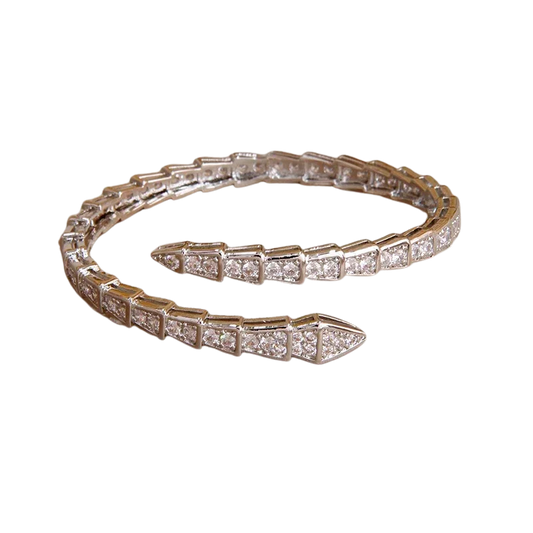 Silberne Schlange Deluxe | Armband