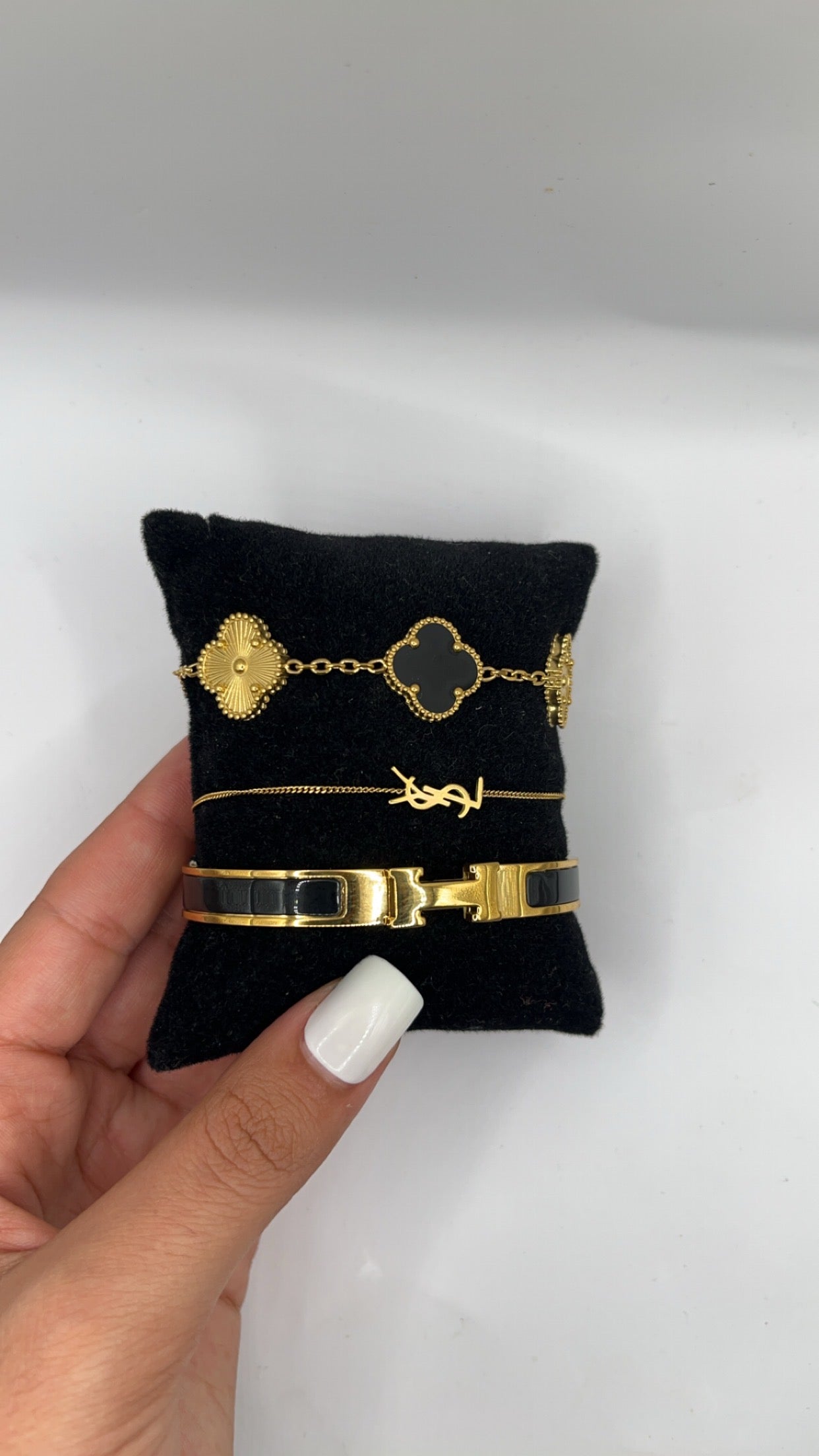 Ysl Schwarz Set