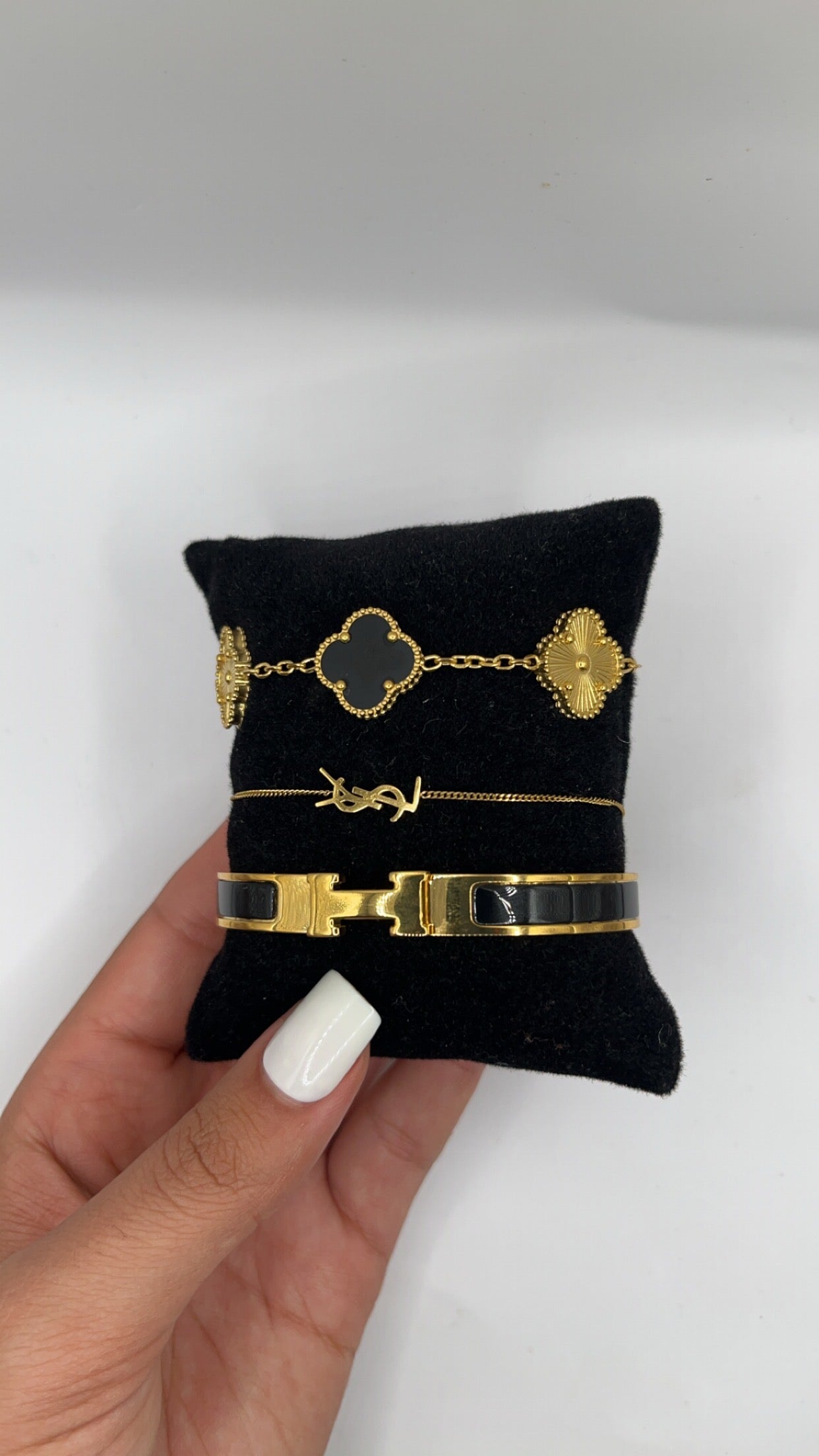 Ysl Schwarz Set
