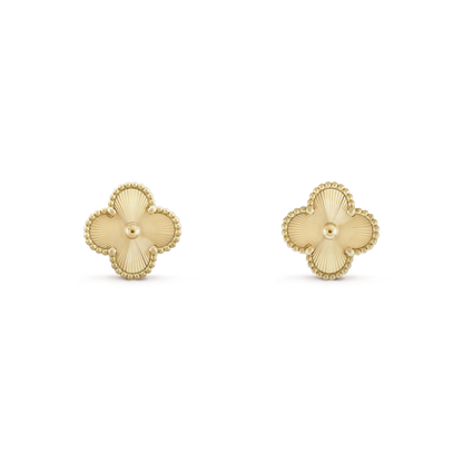 VIERBLÄTTRIG | OHRENSTIEFER GOLD