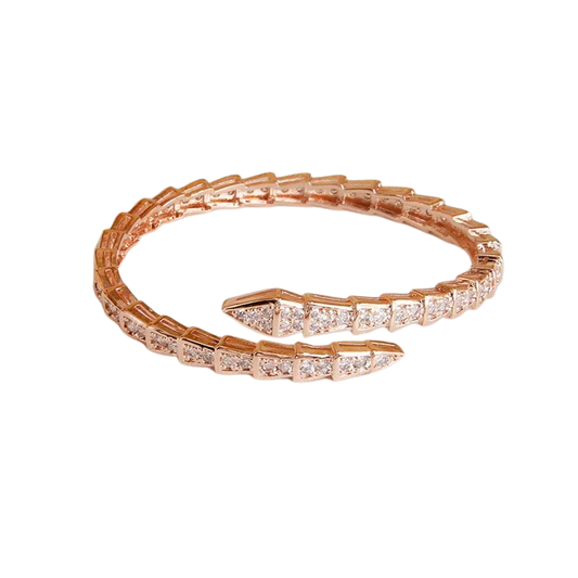 Roségoldene Schlange Deluxe | Armband