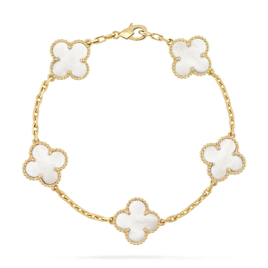 ARMBAND FLORALE SCHÖNHEIT - WEISS