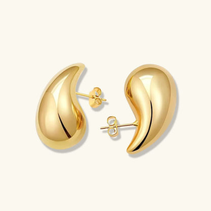 Gold Wassertropfen Ohrringe